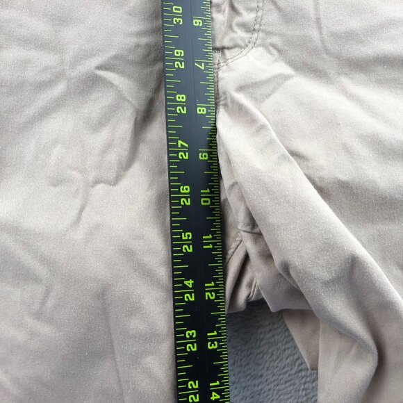 Riders By Lee Womens Capri Pants Size 16M Beige Cropped Casual Classic Stretch - Picture 8 of 14